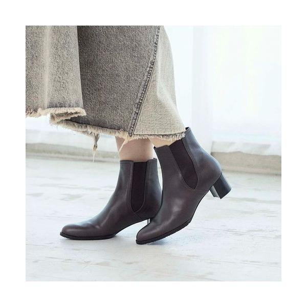 MODE ET JACOMO / モードエジャコモ サイドゴアレザーショートブーツ