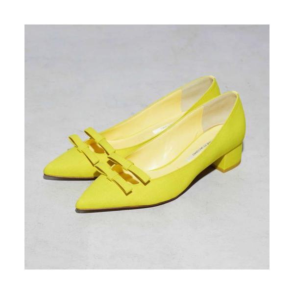 MODE ET JACOMO / モードエジャコモ 【Ami Harunaコラボ】ダブルリボンパンプ...