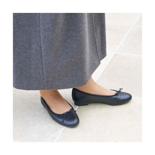 MODE ET JACOMO / モードエジャコモ 【レイン対応】ラウンドトゥバレエシューズ