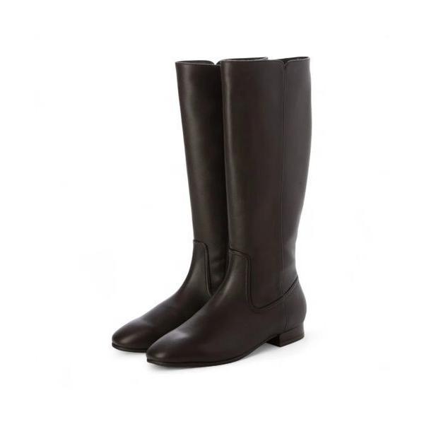 Riz raffinee / リズラフィーネ 【強撥水】フラットヒールロングブーツ