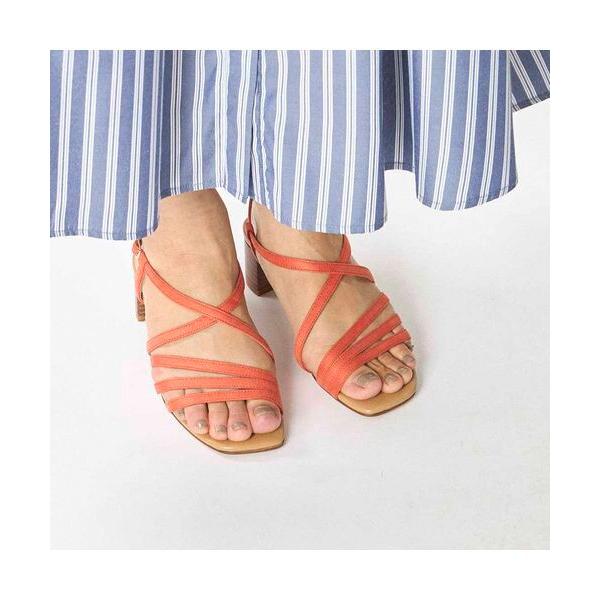 Riz raffinee / リズラフィーネ アンクルストラップサンダル