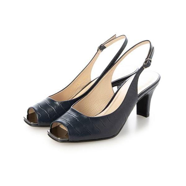 Riz raffinee / リズラフィーネ スクエアカットバックベルトサンダル