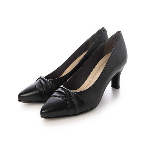 Riz raffinee / リズラフィーネ ドレープデザインパンプス