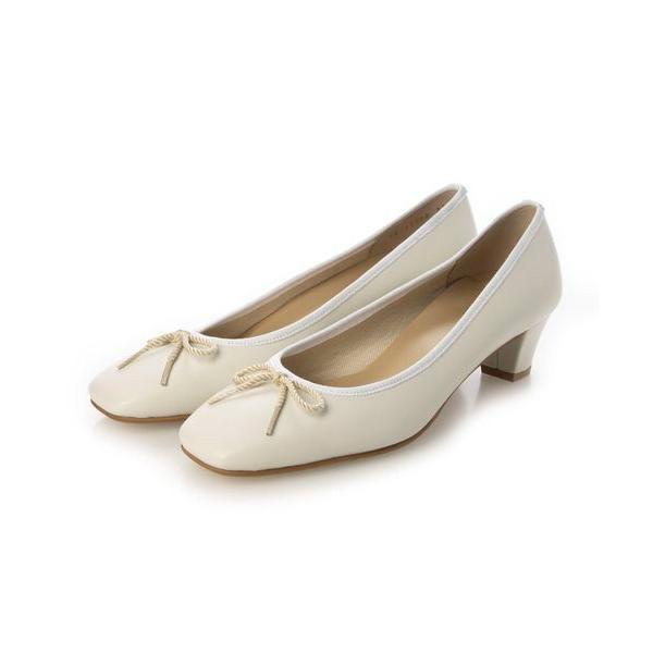 Riz raffinee / リズラフィーネ 【WEB限定】スクエアトゥリボンパンプス