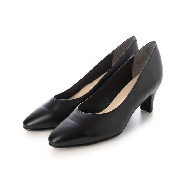 Riz raffinee / リズラフィーネ スクエアトゥプレーンパンプス