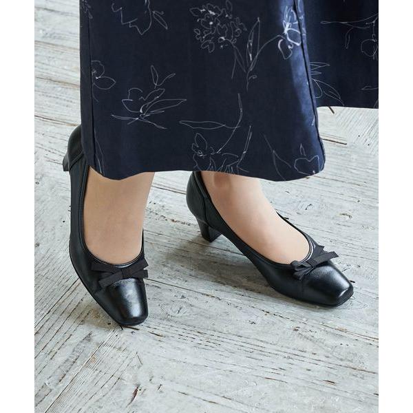 Riz raffinee / リズラフィーネ 【3E】リボンパンプス