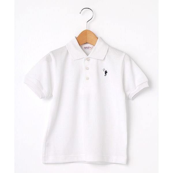 FUKUZO / フクゾー 子供ポロシャツ半袖鹿の子無地