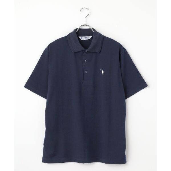 FUKUZO / フクゾー 紳士ポロシャツ半袖天竺無地