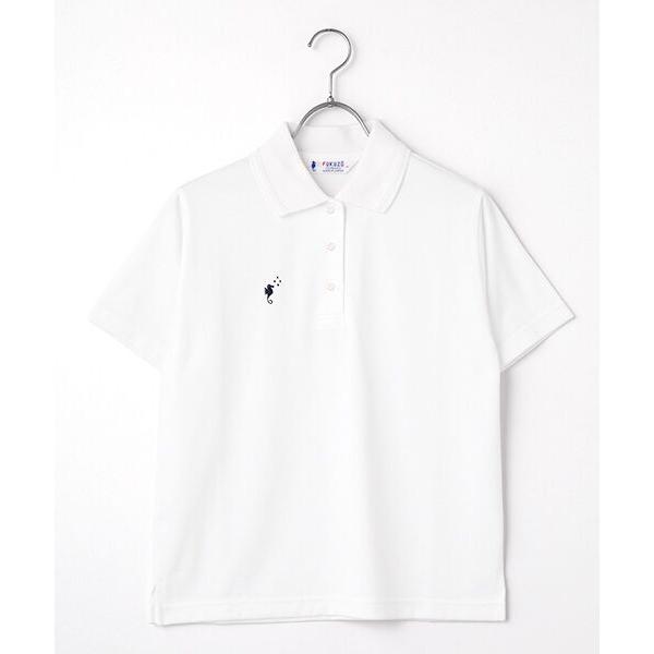 FUKUZO / フクゾー 婦人ポロシャツ半袖天竺無地