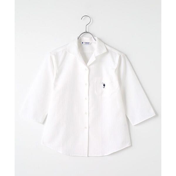 FUKUZO / フクゾー ロールアップスリーブ七分袖（ピケ生地）