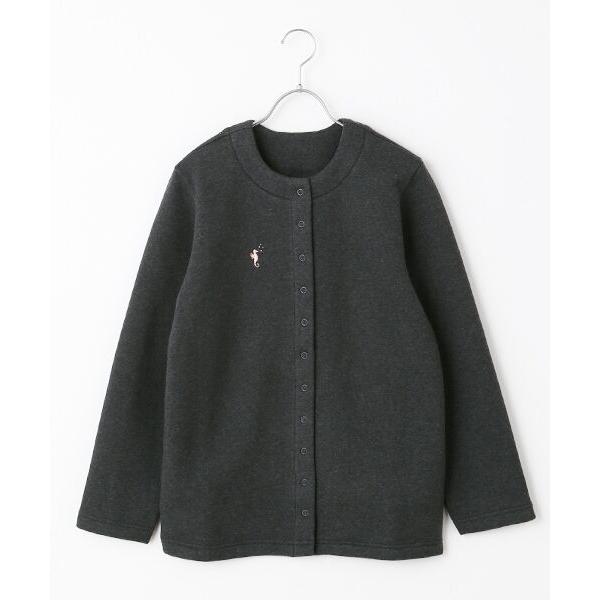 FUKUZO / フクゾー 婦人スエッツ地スナップカーディガン