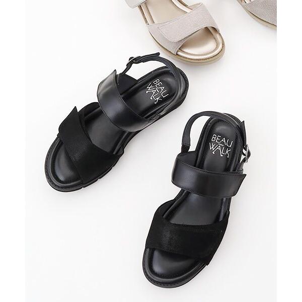 BeauFort / ビューフォート 4E ダブルベルトサンダル