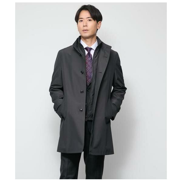 NEWYORKER / ニューヨーカー WOOLIAN PLAIN レイヤードスタンドカラーコート