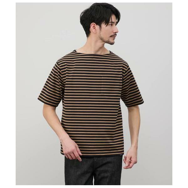 NEWYORKER / ニューヨーカー ボートネックデザイン ボーダーTシャツ