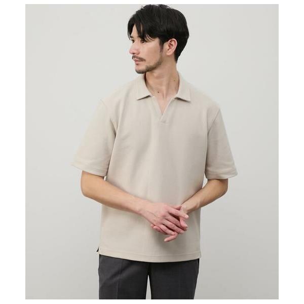 NEWYORKER / ニューヨーカー I cotoni di Albini スキッパー ポロシャツ