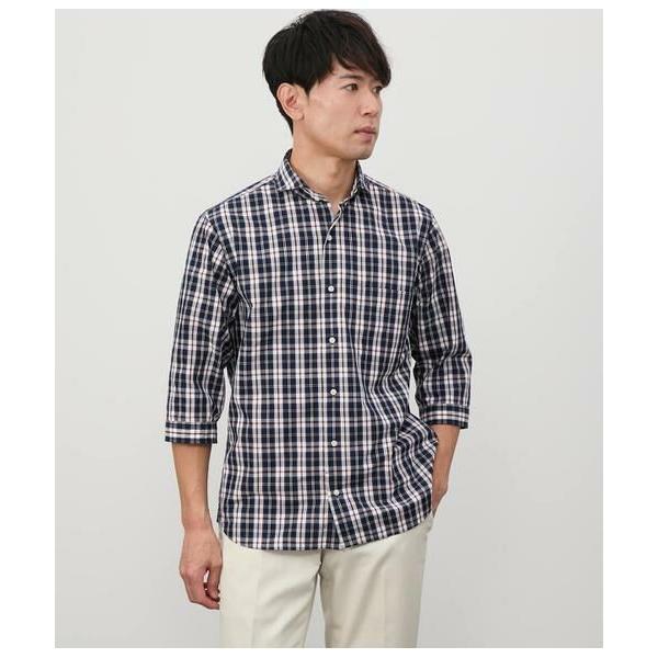 NEWYORKER / ニューヨーカー ニューヨーカータータン 七分袖カッタウェイカラーシャツ