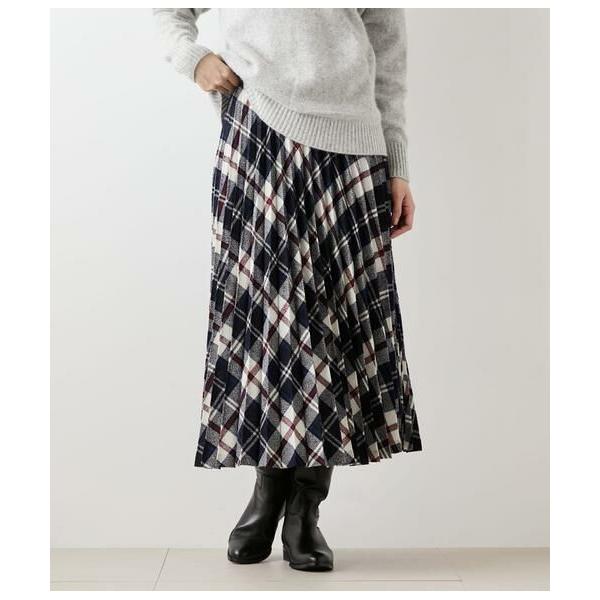 NEWYORKER / ニューヨーカー エターミンニューヨーカータータン プリーツスカート