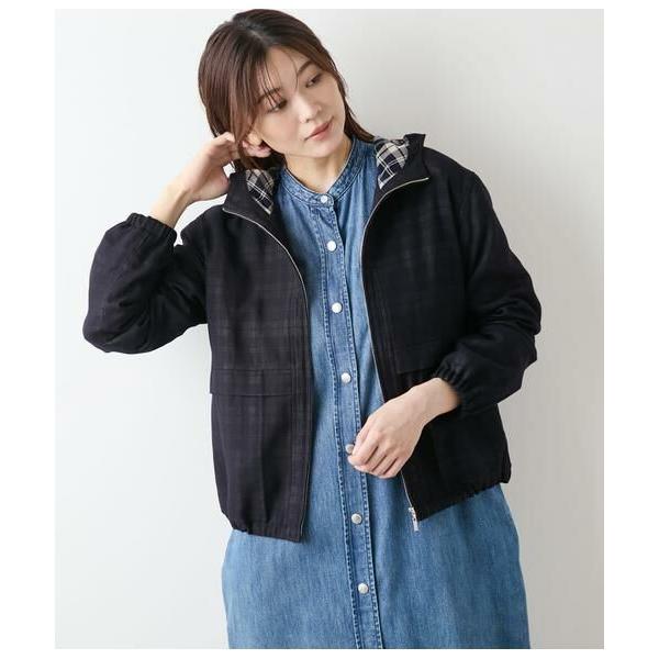 NEWYORKER / ニューヨーカー シアー接結ニューヨーカータータン フーデットブルゾン