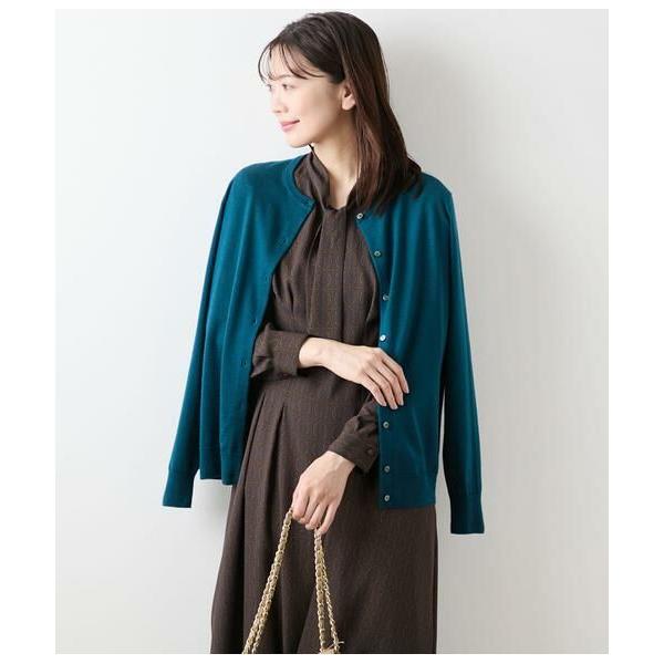 NEWYORKER / ニューヨーカー キャッシュウール クルーネックカーディガン