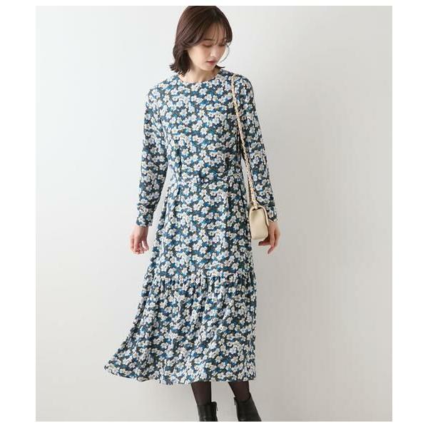 NEWYORKER L-SIZE / ニューヨーカー エルサイズ ビオラフラワープリント ティアード...