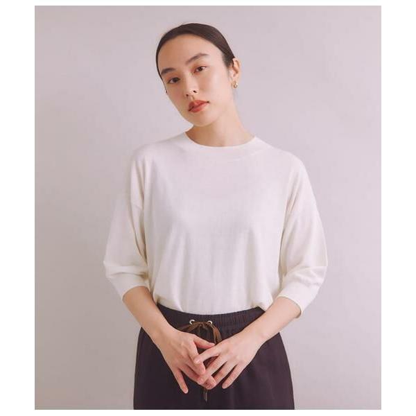 SIPULI / シプリ ［ICE COTTON］ モックネックプルオーバーニット