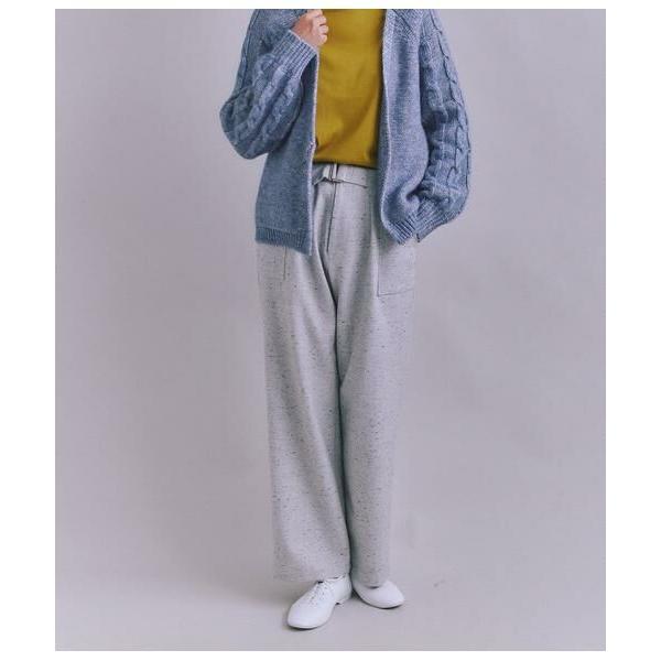 SIPULI / シプリ Nep Tweed ベルトベイカーパンツ
