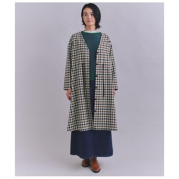 SIPULI / シプリ Woolish Block Check リボンドロストドレス