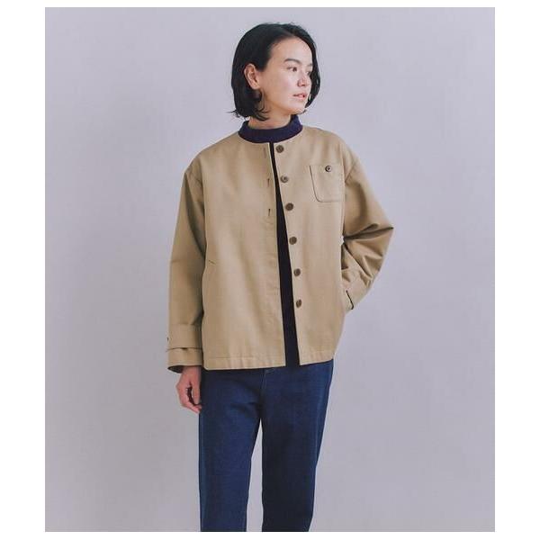 SIPULI / シプリ Coated Cotton Poly Twill ヘンリーハーフコート