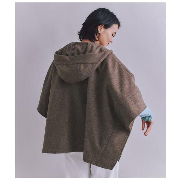 SIPULI / シプリ High Count Melton フードポンチョコート