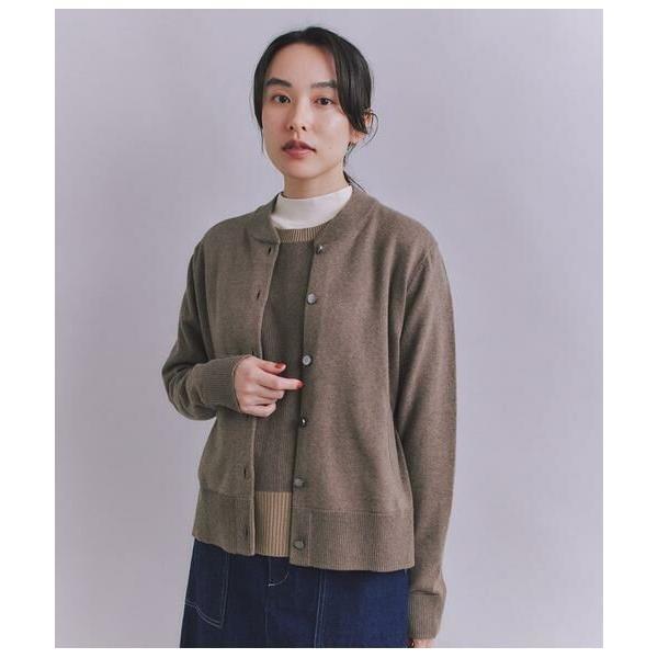 SIPULI / シプリ Organic Cotton Blend Plating ニットブルゾン