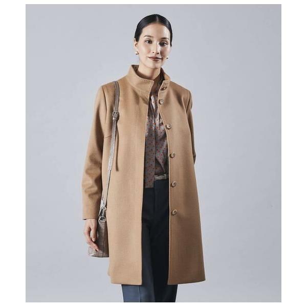 Atraer / アトラエル カシミヤ混ビーバー スタンドカラーコート