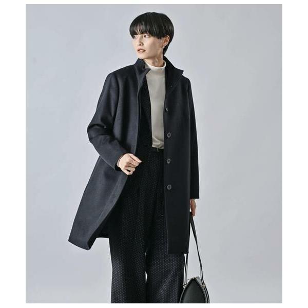 Atraer / アトラエル カシミヤ混ビーバー スタンドカラーコート
