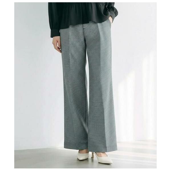 Atraer / アトラエル サッカーギンガム ワイドパンツ