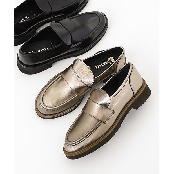 PASCUCCI / パスクッチ レザーコインローファー