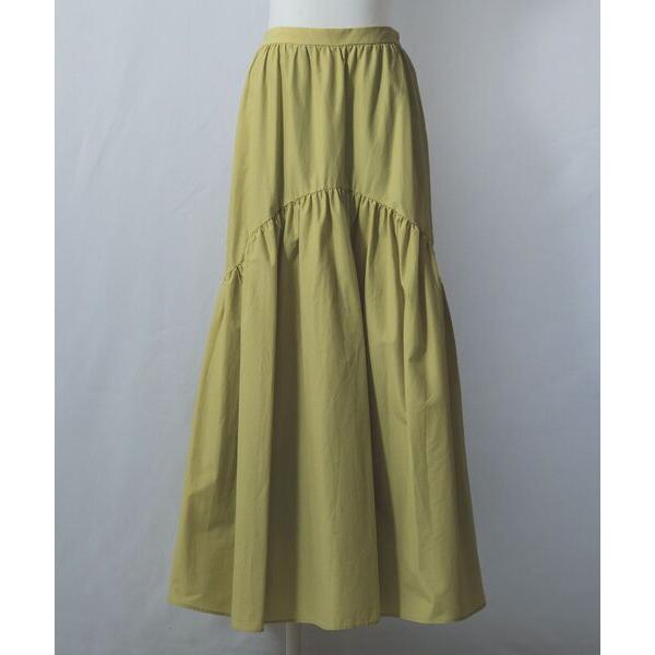 See she me / シーシーミー 【See she me】タフタロングティアードスカート