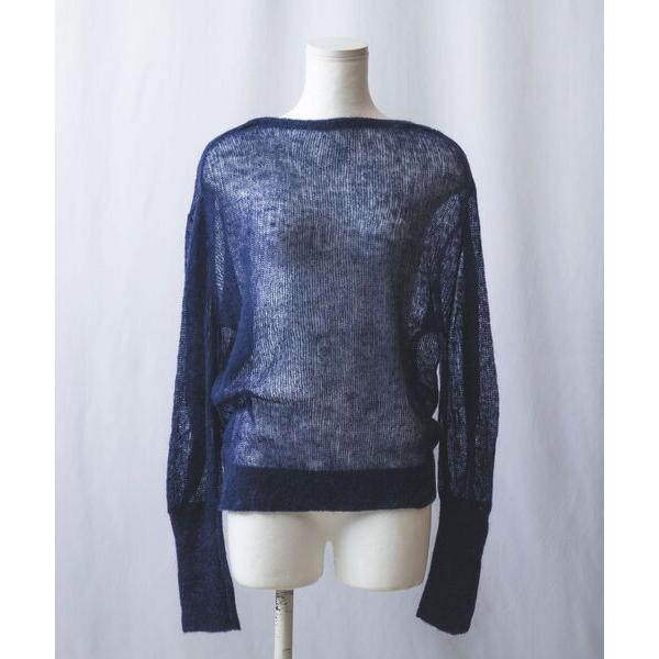 See she me / シーシーミー 【See she me】シースルーニットプルオーバー