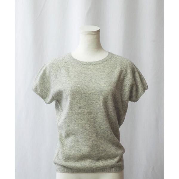 See she me / シーシーミー 【See she me】WOOLラグラン半袖ニット