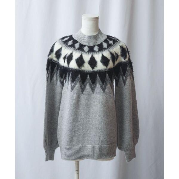 See she me / シーシーミー 【See she me】ノルディックニットプルオーバー