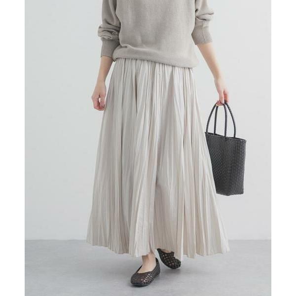 URBAN RESEARCH DOORS / アーバンリサーチ ドアーズ タフタランダムプリーツスカ...