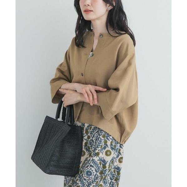 URBAN RESEARCH DOORS / アーバンリサーチ ドアーズ ノーカラーバックギャザーブ...