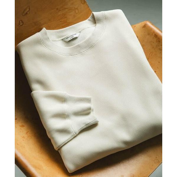 URBAN RESEARCH DOORS / アーバンリサーチ ドアーズ ワッフルフリースクルーネッ...