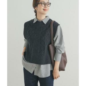 URBAN RESEARCH DOORS / アーバンリサーチ ドアーズ ケーブル柄ニットベスト