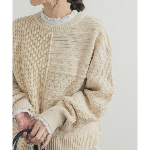 URBAN RESEARCH DOORS / アーバンリサーチ ドアーズ パッチワーク柄袖ボリューム...