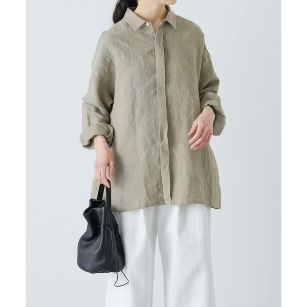 かぐれ / かぐれ 『ユニセックス』ドライリネンボックスシャツ