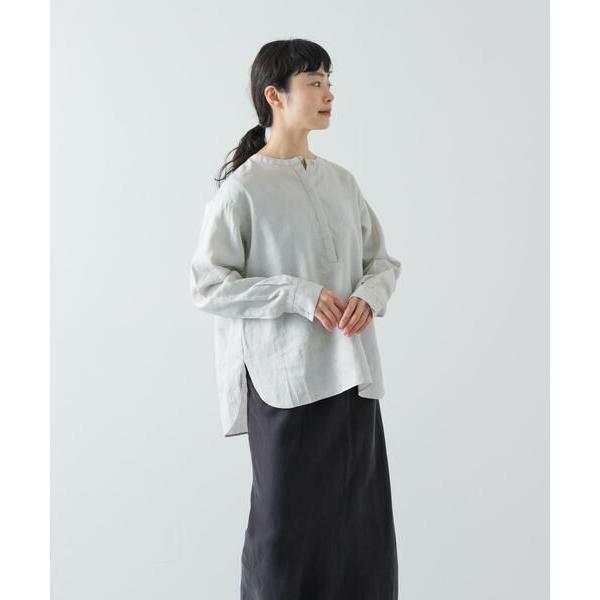かぐれ / かぐれ リネンヘンリーワイドシャツ