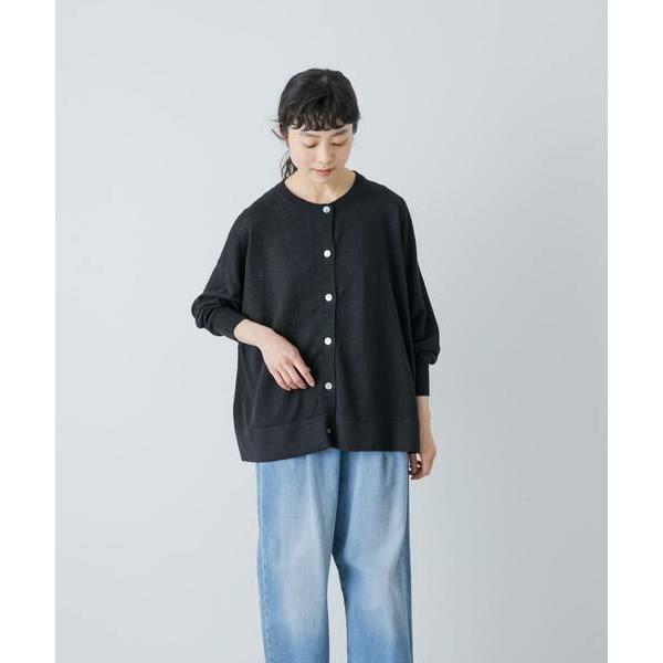 かぐれ / かぐれ リネンワイドクルーネックカーディガン