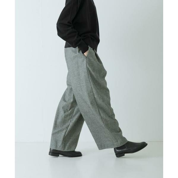 かぐれ / かぐれ ウールフラノタックワイドパンツ