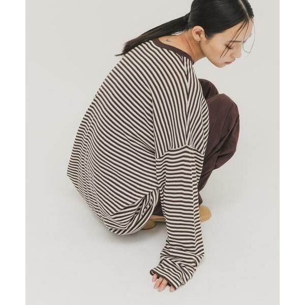 KBF / ケービーエフ シアーボーダールーズニット