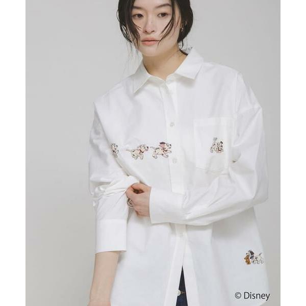 KBF / ケービーエフ Disney/刺繍シャツ