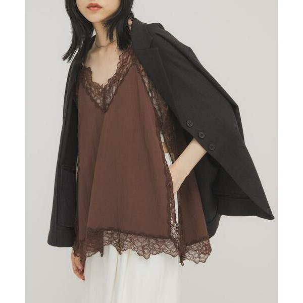 KBF / ケービーエフ ヴィンテージライクレースキャミソール